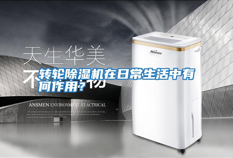 轉輪除濕機在日常生活中有何作用？