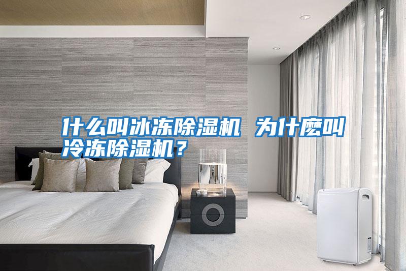 什么叫冰凍除濕機 為什麼叫冷凍除濕機？