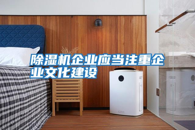 除濕機企業應當注重企業文化建設