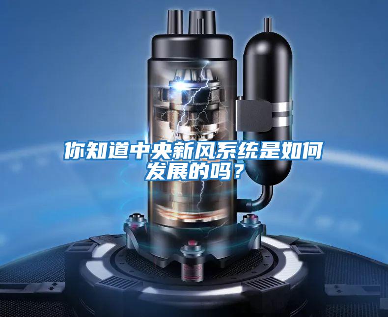 你知道中央新風系統是如何發展的嗎?