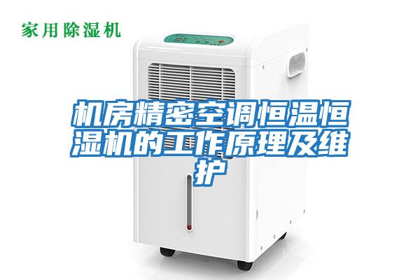 機房精密空調恒溫恒濕機的工作原理及維護