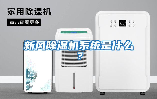新風除濕機系統是什么？