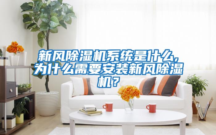 新風(fēng)除濕機(jī)系統(tǒng)是什么,為什么需要安裝新風(fēng)除濕機(jī)?