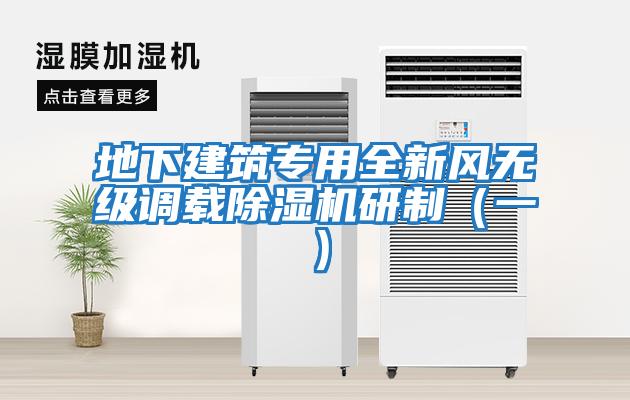 地下建筑專用全新風無級調載除濕機研制(一)