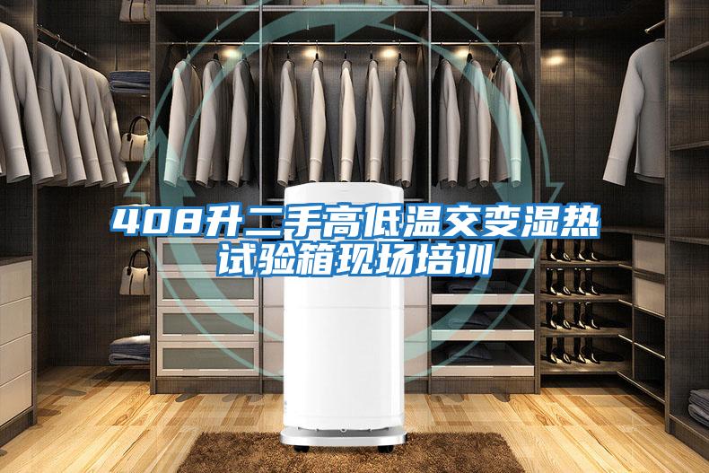 408升二手高低溫交變濕熱試驗箱現場培訓