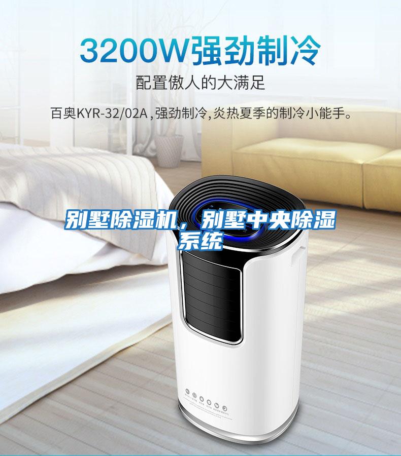 別墅除濕機，別墅中央除濕系統