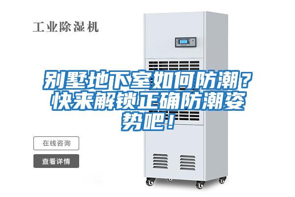 別墅地下室如何防潮？快來解鎖正確防潮姿勢吧！