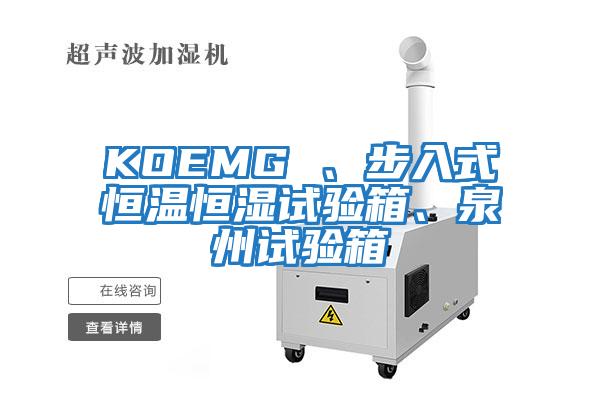 KOEMG 、步入式恒溫恒濕試驗箱、泉州試驗箱