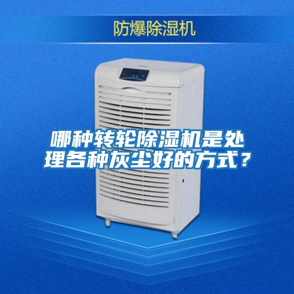 哪種轉輪除濕機是處理各種灰塵好的方式?