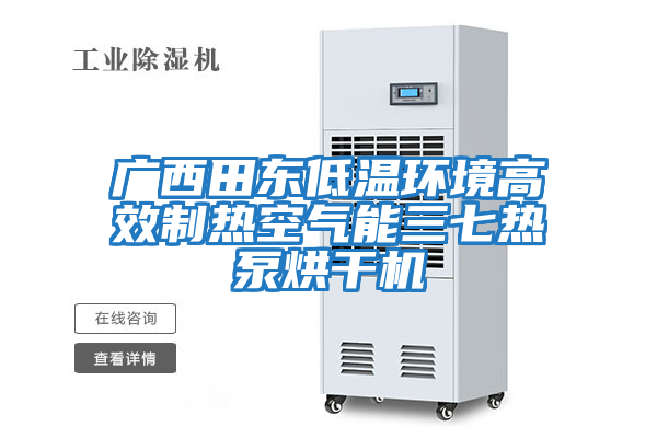 廣西田東低溫環境高效制熱空氣能三七熱泵烘干機