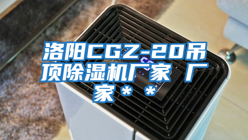 洛陽CGZ-20吊頂除濕機廠家 廠家**