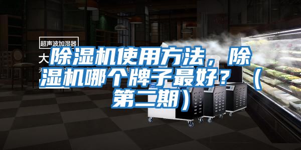 除濕機使用方法，除濕機哪個牌子最好？（第二期）