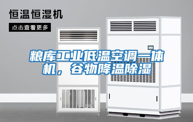 糧庫工業低溫空調一體機，谷物降溫除濕