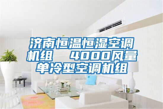 濟(jì)南恒溫恒濕空調(diào)機(jī)組 4000風(fēng)量單冷型空調(diào)機(jī)組