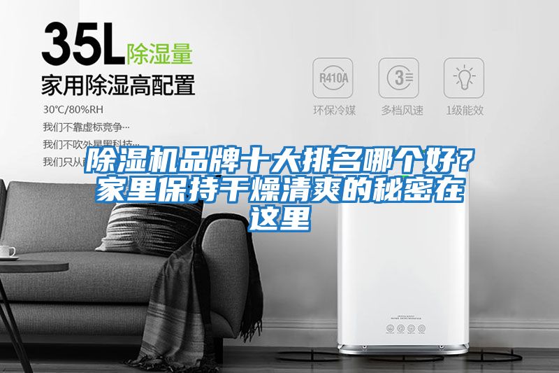 除濕機品牌十大排名哪個好?家里保持干燥清爽的秘密在這里