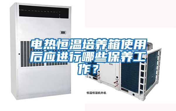 電熱恒溫培養(yǎng)箱使用后應進行哪些保養(yǎng)工作?