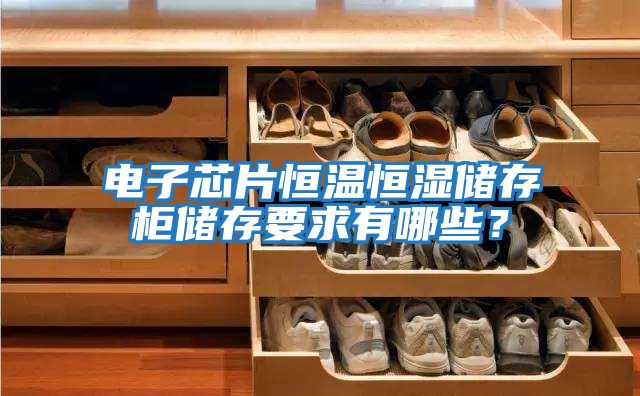 電子芯片恒溫恒濕儲存柜儲存要求有哪些？
